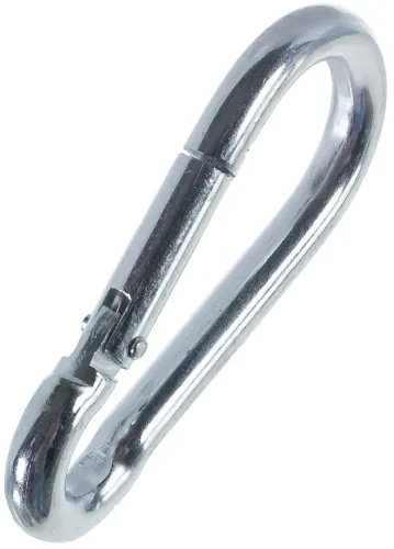 Карабин Fixbox усиленный DIN5299C, оцинкованная сталь, 10мм