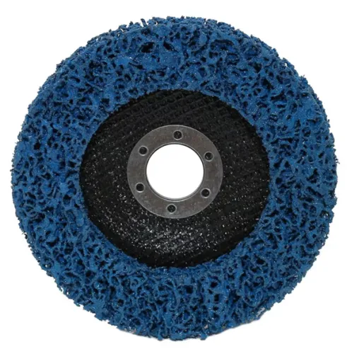 Круг зачистной ORIENTCAFT / Ориенткрафт универсальный, из нетканого материала, синий, толщина 2мм, посадочный диаметр 22мм, 125мм / оснастка