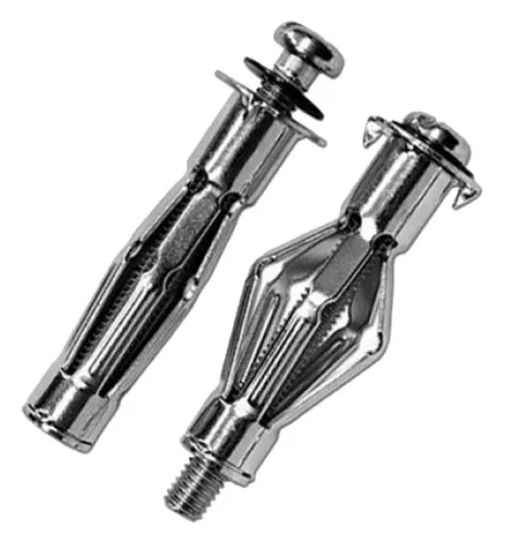 Дюбель KEW / Кев MOLLY бабочка для пустотелых конструкций, металлический, серый, 11×37мм, 4шт. / крепеж и фурнитура