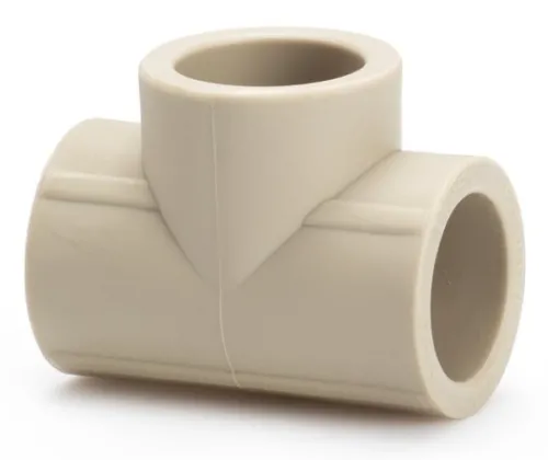 Тройник Lammin / Ламмин для труб, под сварку, полипропиленовый, серый, диаметром 32мм / водоснабжение