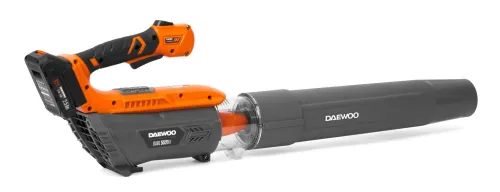 Воздуходувка аккумуляторная DAEWOO / Дэу DABL 5521Li SET для быстрой и простой уборки территории, цвет серый, Li-Ion, 2.5А/ч, 650м³/ч, 44.55м/с / садовая техника