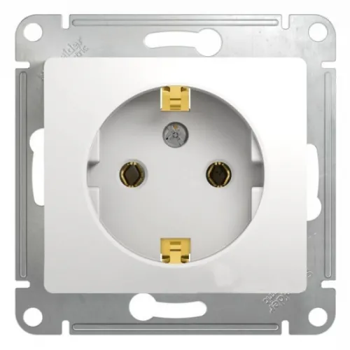 Розетка Schneider Electric Glossa GSL000143 белая 16А IP20