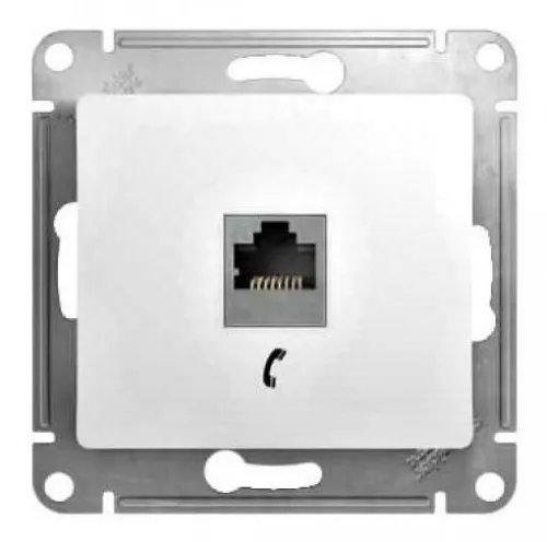 Розетка Schneider Electric Glossa GSL000181K 1-местная белая
