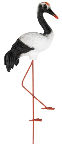Фигурка садовая Park / Парк Журавль декоративная, из полистоуна, 42х16х60см / дом и сад