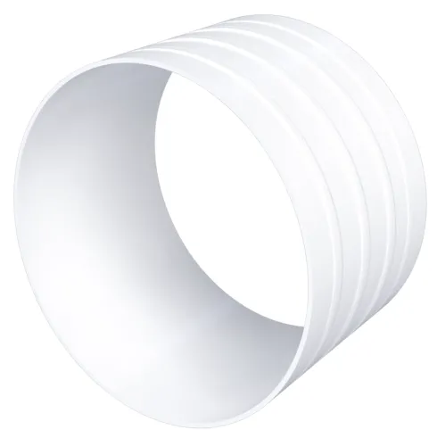 Соединитель каналов ЭРА 10SK круглый 100х80мм, белый