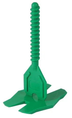 Зажим для плитки USP винтовой пластиковый зеленый 3мм 40шт