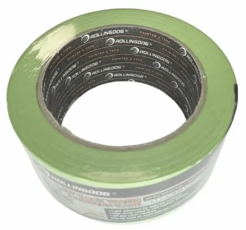 Малярная лента Rollingdog Washi Tape, 48мм x 50м, зеленая