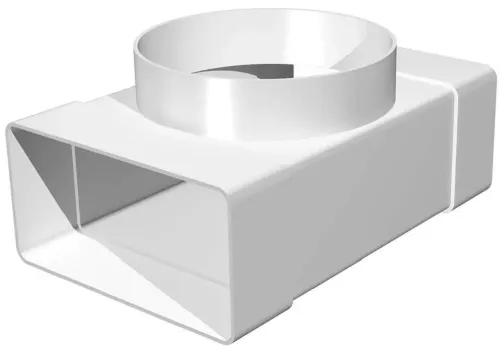 Соединитель каналов ЭРА 620ТФ12.5П, пластиковый, белый