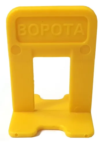 Зажим для плитки DECOR, пластиковый, желтый, 1.4мм, 500шт