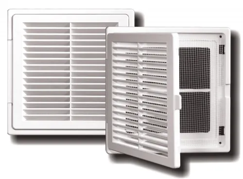 Решетка вентиляционная Event / Эвент П2030ДФ дверца, из пластика, белая, размер 300х200мм / строительство и ремонт