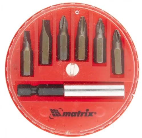 Набор бит Matrix 11392, легированная сталь, 25мм, 7шт