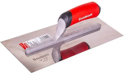 Кельма Goldblatt / Голдблэт G03463 для отделочных работ, с ручкой, стальная, 305х127х95мм / малярные и отделочные инструменты