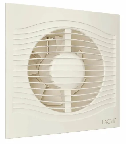 Вентилятор вытяжной ЭРА DICITI SLIM 5C Ivory осевой 125мм