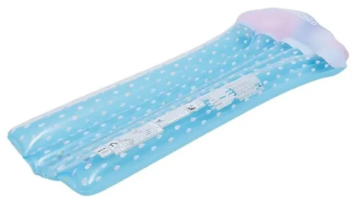 Матрас для плавания ECOS / Экос Sunclub Капелька надувной, из ПВХ, голубой, 179х70х21см / товары для спорта и отдыха