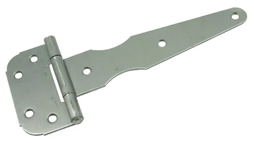 Петля мебельная MIXTON / Микстон ПС-160 стрела, без врезки, стальная, цвет цинк, 160х90мм / фурнитура