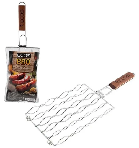 Решетка гриль ECOS для сосисок, 27х17см, артикул 999672