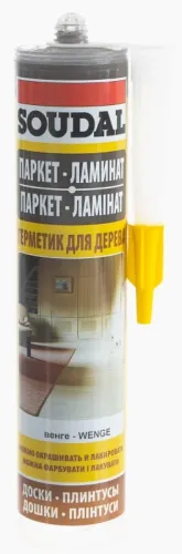 Герметик акриловый Soudal паркетный, цвет венге, 280мл, арт. 131854
