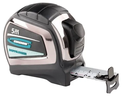Измерительная рулетка GROSS Doppelhaken 5м, арт. 31124