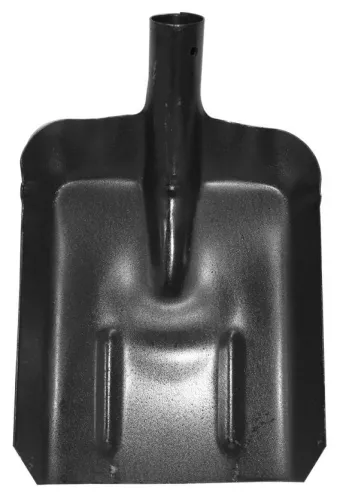 Лопата совковая Павлово ЛСП без черенка, из стали, черная, длина 36см / садовый инструмент