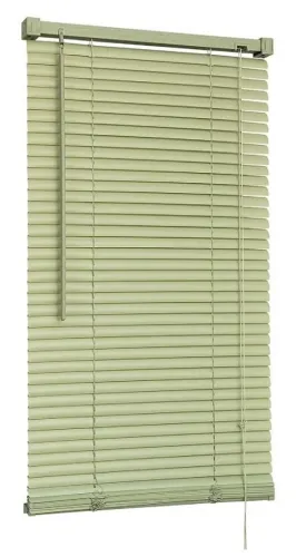 Жалюзи Delfa / Делфа NO.RF-M-511 горизонтальные, из пластика и ПВХ, цвет олива, 160×100см / товары для дома