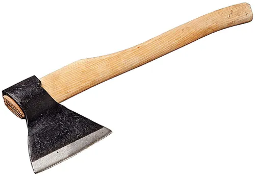 Топор Ижсталь Уральский А2 кованый, в сборе, из пружинной стали и дерева, длина 50см / ручной инструмент