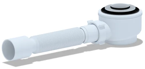 Сифон сливной Анипласт E415CL для душевого поддона, клик-клак