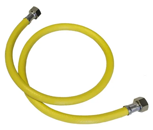 Подводка для газа СТМ ПВХ желтая 3/4" 1м CGVF3410