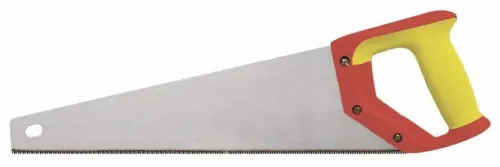 Ножовка по дереву RemoColor / Ромоколор Remoquick крупный зуб, с двухкомпонентной рукояткой, из стали, лезвие 450мм / ручной инструмент