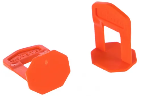 Зажим для плитки DECOR Ворота пластиковый оранжевый 1мм 50шт 669-1050