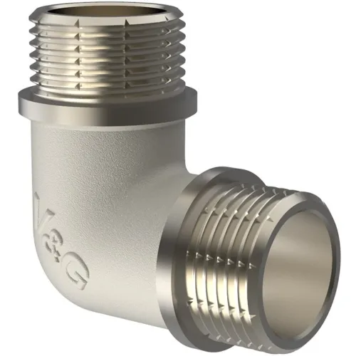 Угольник переходной V&G VG-201302, наружная резьба 3/4", латунь