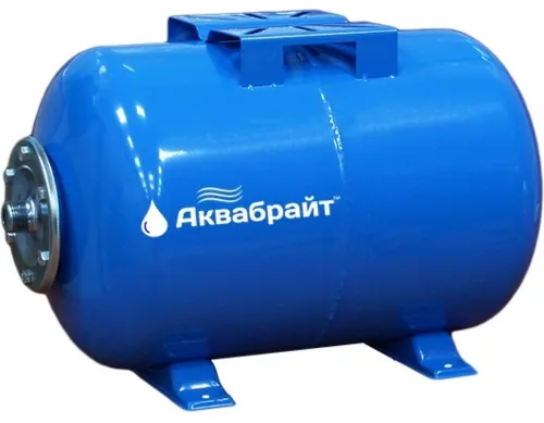 Гидроаккумулятор Аквабрайт ГМ-50 Г горизонтальный, 50л, стальной