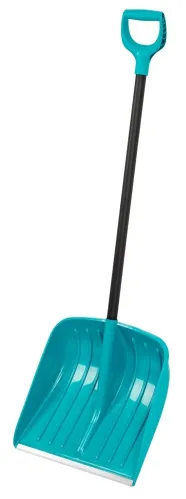 Лопата Palisad / Палисад для уборки снега, с рукояткой, из алюминия и пластика, ковш 450х450мм / садовый инструмент