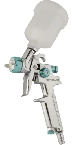 Краскопульт пневматический STELS AG 810, сопло 0.8/1мм, HVLP
