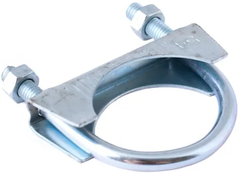 Хомут стяжка Стройбат, стальной, серый, 66.5мм, 1шт