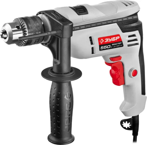 Дрель Зубр ДУ-550-ЭР электрическая, ударная 550Вт