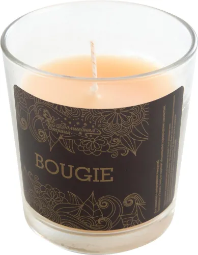 Свеча Волшебная Страна Капучино ароматизированная, 007901, в стакане