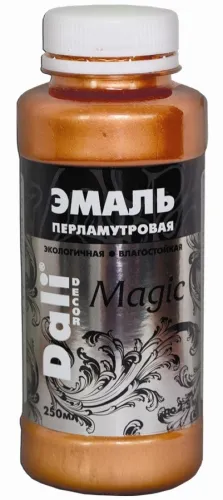 Эмаль Dali Decor Magic перламутровая акриловая 0.25л медь