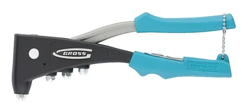 Заклепочник GROSS / Гросс для вытяжного крепежа, литой, усиленный, 2.4-4.8мм, 260мм / инструменты