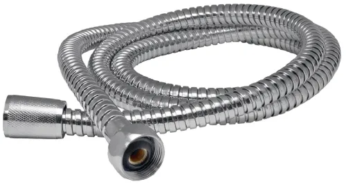 Шланг для душа Masterprof / Мастерпроф Light ИС.200168 из металла, цвет хром, 1/2", 150см / сантехника
