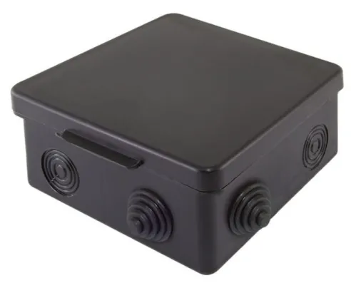 Распаячная коробка TDM Electric SQ1401-0913, черная, IP54