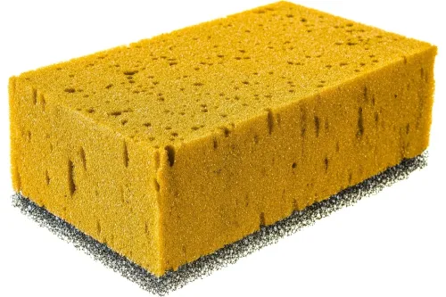 Губка для удаления затирки СИБРТЕХ крупнопористая комбинированная, 1шт. / малярные и отделочные инструменты
