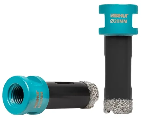 Коронка алмазная BIHUI / Бихай по керамограниту для МШУ, хвостовик М14, диаметр 20мм / инструменты