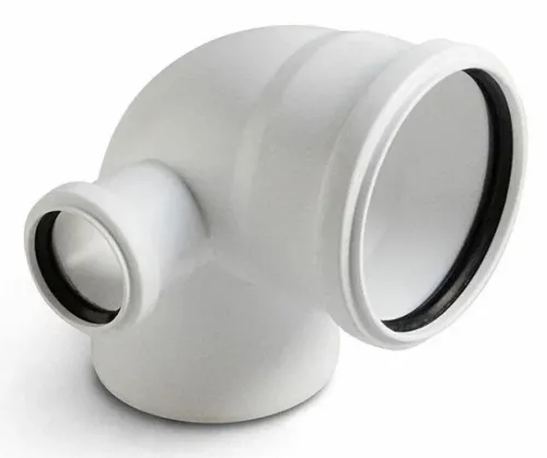 Отвод канализационный Lammin малошумный левый d110х50мм