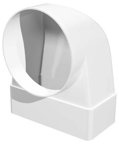 Соединитель каналов ЭРА 612СК10ФП угловой, пластиковый, белый, 120×60мм