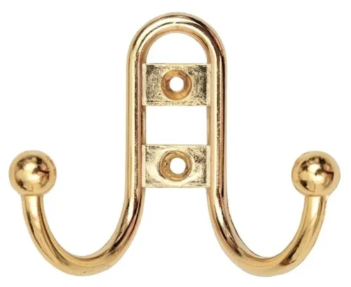 Крючок-вешалка для одежды СКОБЯНОЙ 002419, цвет золото