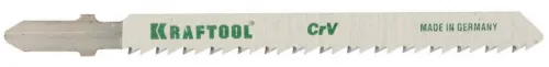 Пилка для лобзика KRAFTOOL T101B, 75мм, 2шт