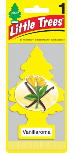 Ароматизатор автомобильный Little Trees / Литтл Трис Ёлочка Vanillaroma подвесной, ваниль / автотовары