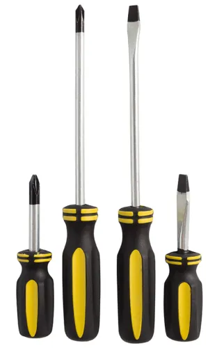 Набор отверток Park / Парк Simple, с намагниченным наконечником, из стали и пластика, 4шт. / инструменты