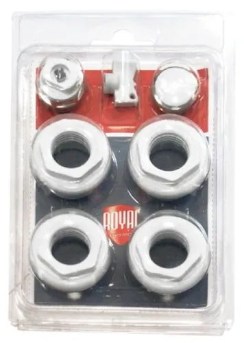 Монтажный комплект для радиатора Royal Thermo / Роял Термо 1/2" с воздухоотводчиком / отопление