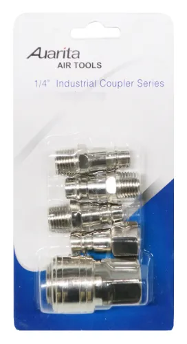 Переходник Auarita для пневмоинструмента, резьба 1/4", 5шт